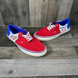 POLO RALPH LAUREN THORTON SHOES 1967 SHIELD COLOR BLOCK STADIUM RL SIZE 13 D